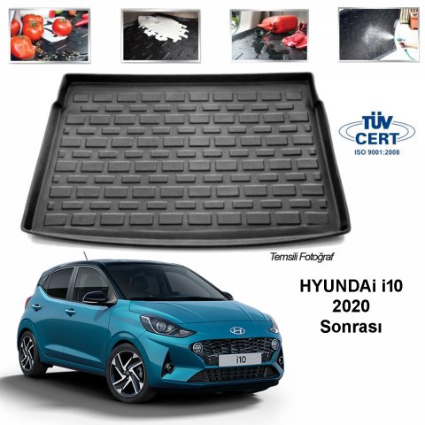 Hyundai i10 Bagaj Havuzu Paspası 2020 Sonrası