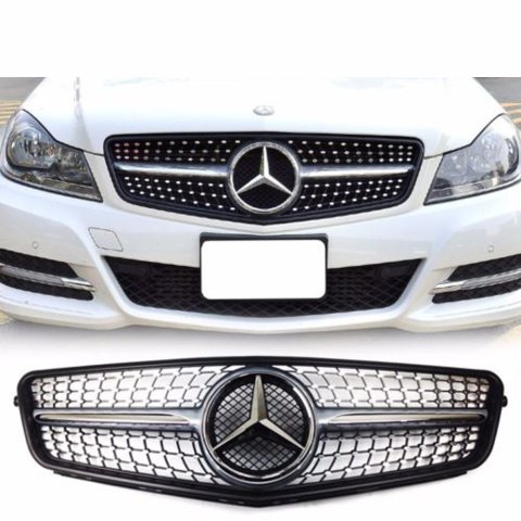 Mercedes W204 Diamond Amg Ön Panjur Izgara Seti