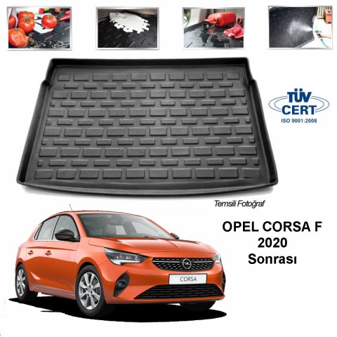 Opel Corsa F Bagaj Havuzu Paspası 2020 Sonrası