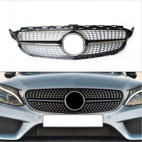 Mercedes W205 Diamond Amg Ön Panjur Izgara 2015-2018 Arası