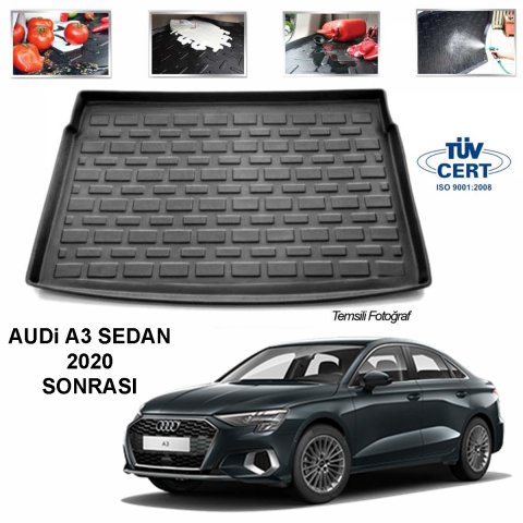 Audi A3 Sedan Bagaj Havuzu Paspası 2021 Sonrası