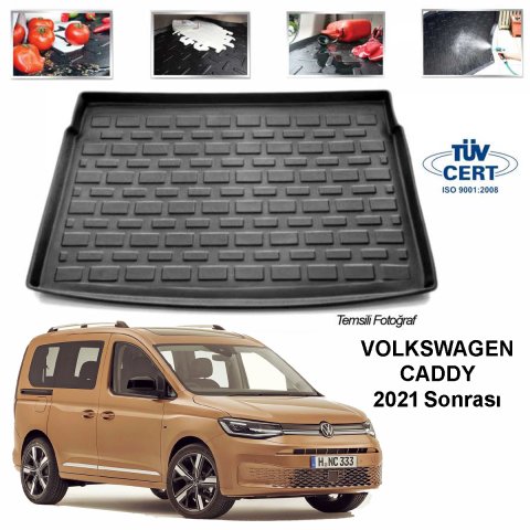 Volkswagen Caddy Bagaj Havuzu Paspası 2021 Sonrası