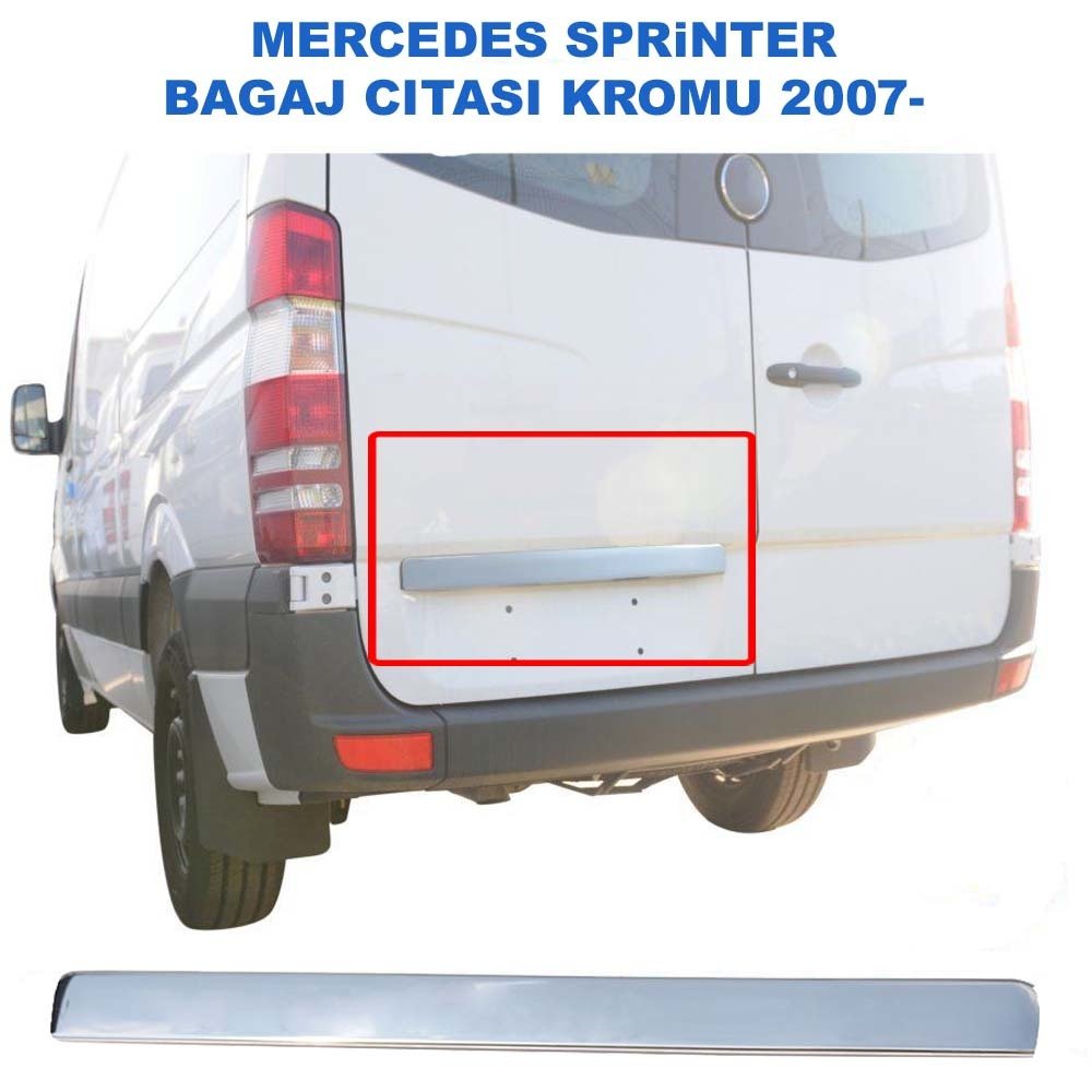 Mercedes Sprinter Bagaj Çıtası Kromu Nikelajı 2007