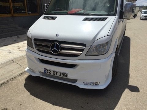 Mercedes Sprinter Ön Panjur Kromu Nikelaj 2007-2013