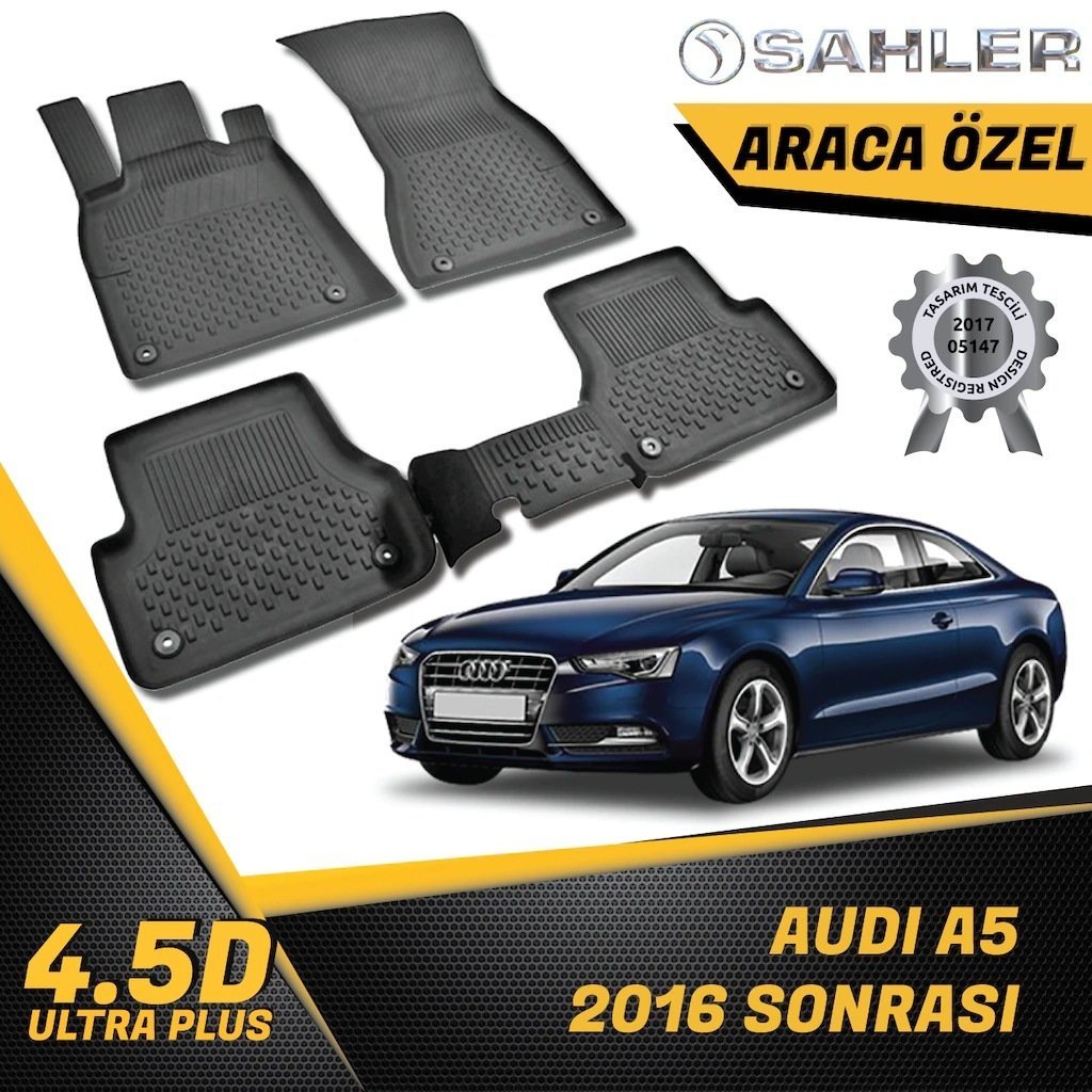 Audi A5 Havuzlu Paspas 4,5D Sahler 2016 Sonrası