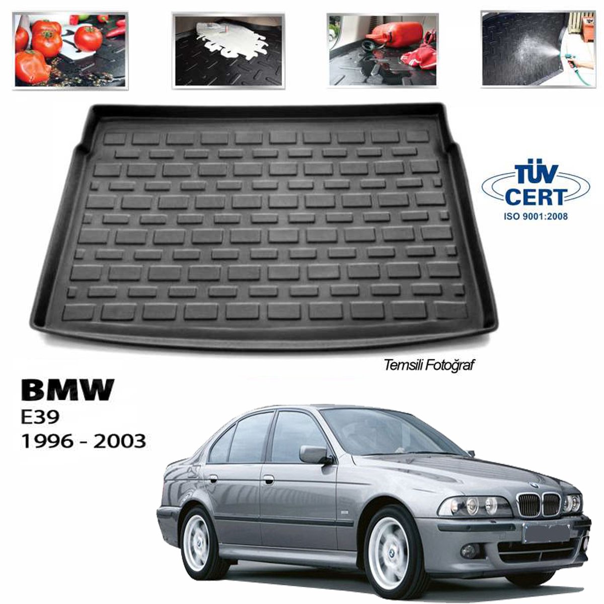 Bmw E39 5 Serisi Bagaj Havuzu Paspası 1996-2003