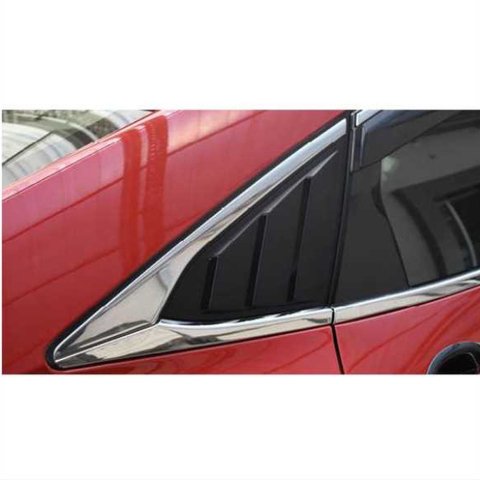 Honda Civic FC5 Kelebek Cam Kaplama Vizörü Parlak Siyah Düz Model