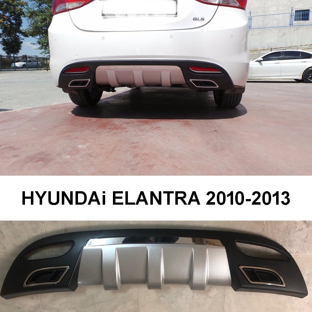 Hyundai Elantra Difüzör Arka Tampon Plastik 2010-2013