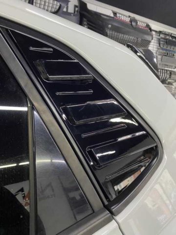 Volkswagen Polo MK6 Kelebek Cam Kaplama Vizörü Parlak Siyah 2017+