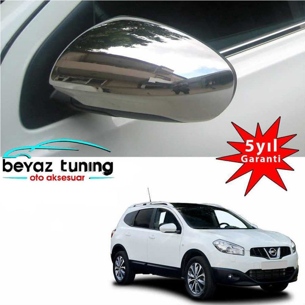 Nissan Qashqai Ayna Kapağı Kromu Nikelaj 2009-2014