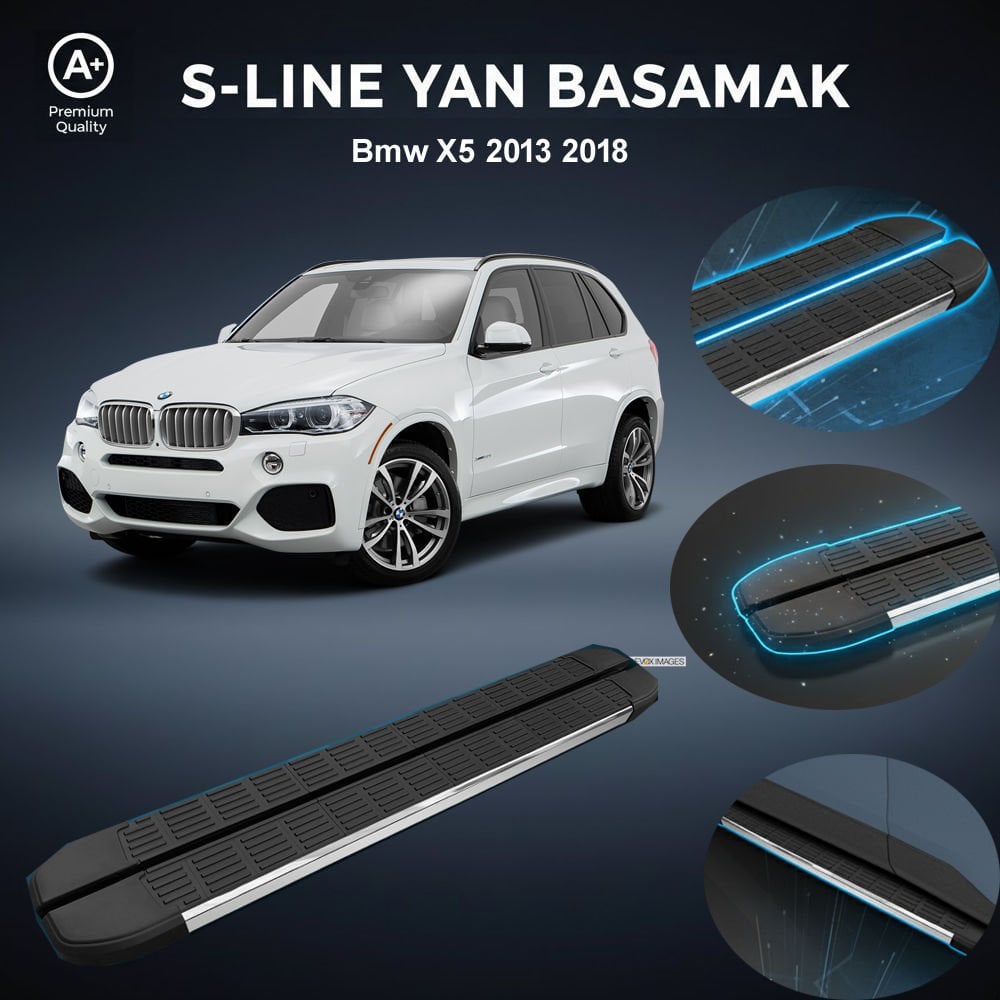 Bmw X5 S-Line Premium Krom Yan Basamak   2013-2018