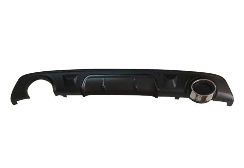 Renault Megane 4 Difüzör Arka Tampon Çift Egzoz Görünümlü Siyah
