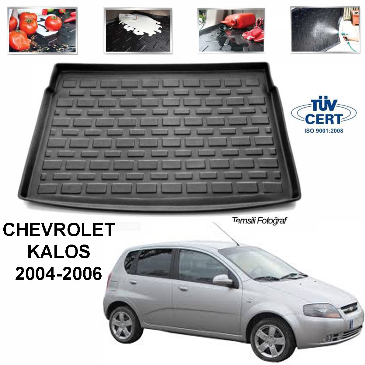 Chevrolet Kalos Bagaj Havuzu Paspası