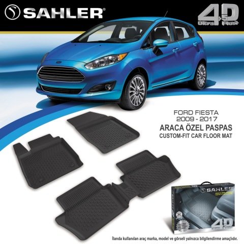 Ford Fiesta Havuzlu Paspas 4,5D Sahler 2009-2017 Arası