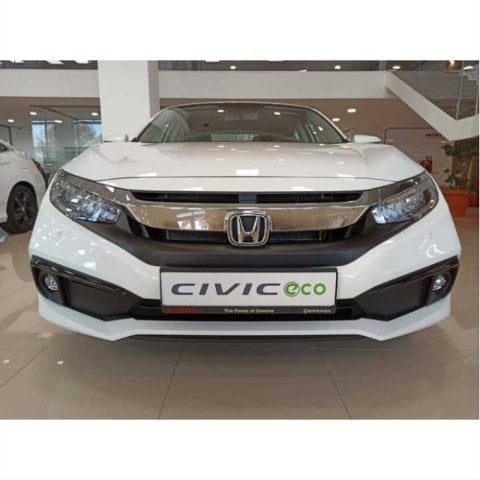 Honda Civic Fc5 Sis Farı Üst Kaşı Çıtası Kaplaması Siyah 2019-
