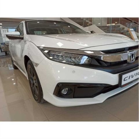 Honda Civic Fc5 Sis Farı Üst Kaşı Çıtası Kaplaması Siyah 2019-