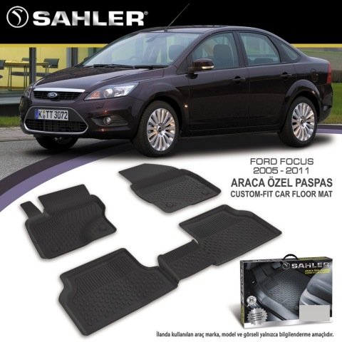 Ford Focus 2 Havuzlu Paspas 4,5D Sahler 2005-2011 Arası