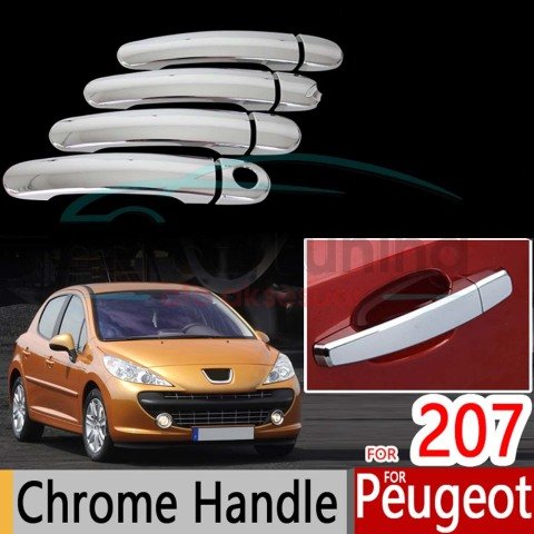 Peugeot 207 Kapı Kolu Kromu Nikelajı