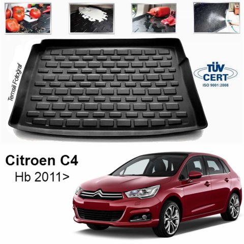 Citroen C4 Bagaj Havuzu Paspası 2011-2020