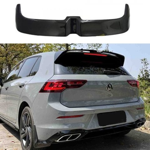 Volkswagen Golf 8 Bagaj Üstü Spoiler Oettinger Parlak Siyah Abs