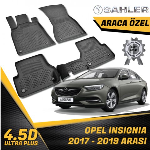 Opel insignia Havuzlu Paspas 4,5D Sahler 2017 Sonrası