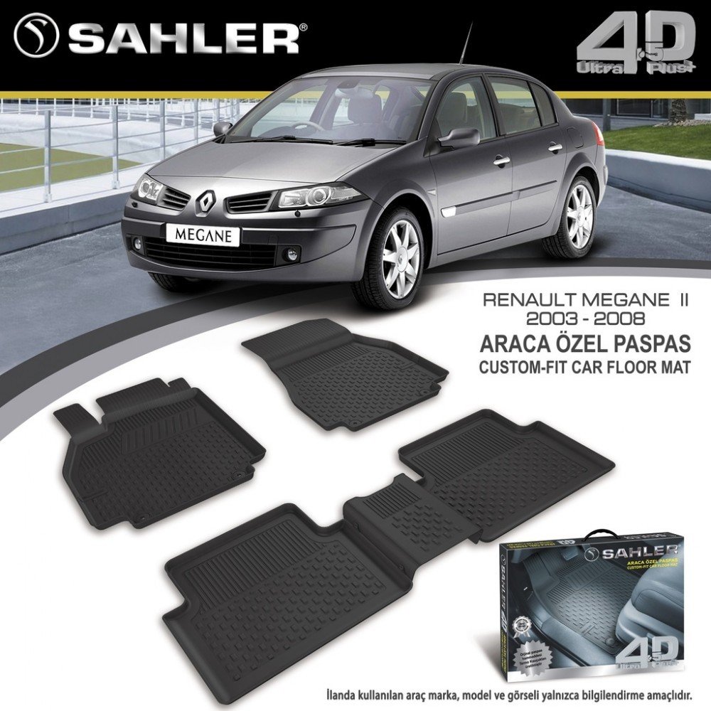 Renault Megane 2 Havuzlu Paspas 4,5D Sahler 2003-2008