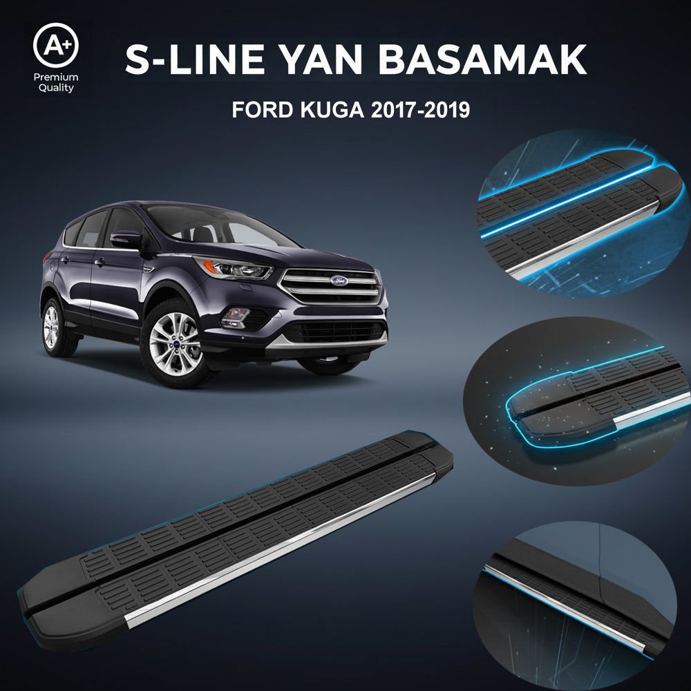 Ford Kuga S-Line Premium Krom Yan Basamak  2017-2019