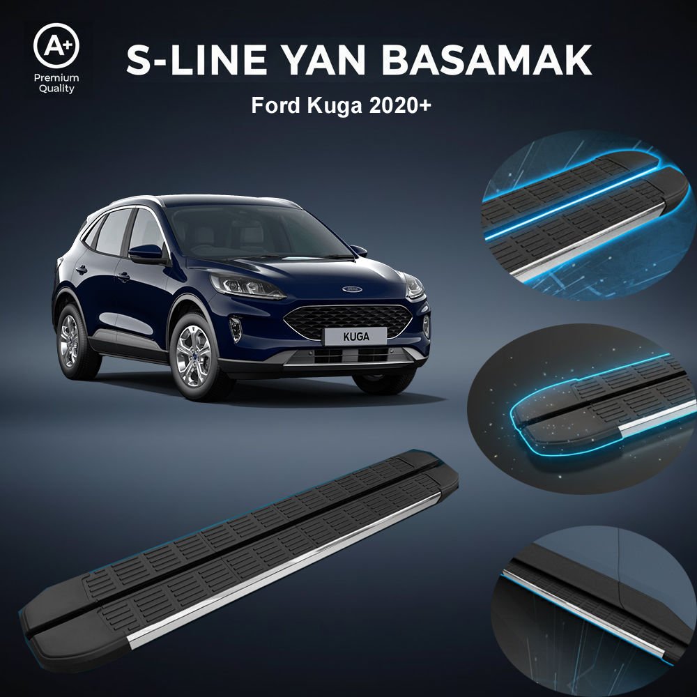 Ford Kuga S-Line Premium Krom Yan Basamak  2020 Sonrası