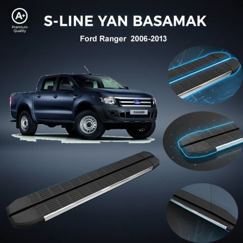 Ford Ranger S-Line Premium Krom Yan Basamak  2006-2013
