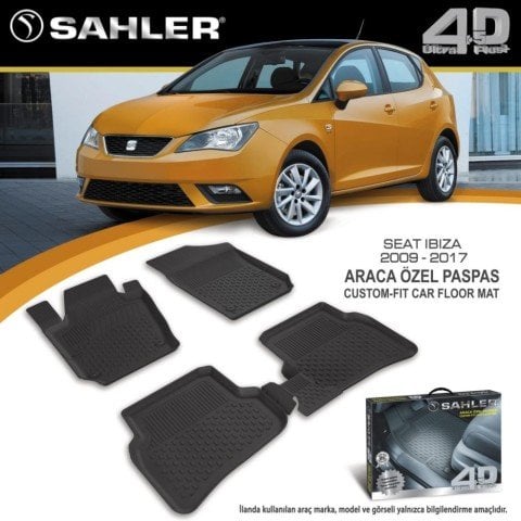 Seat Ibiza Havuzlu Paspas 4,5D Sahler 2009-2017