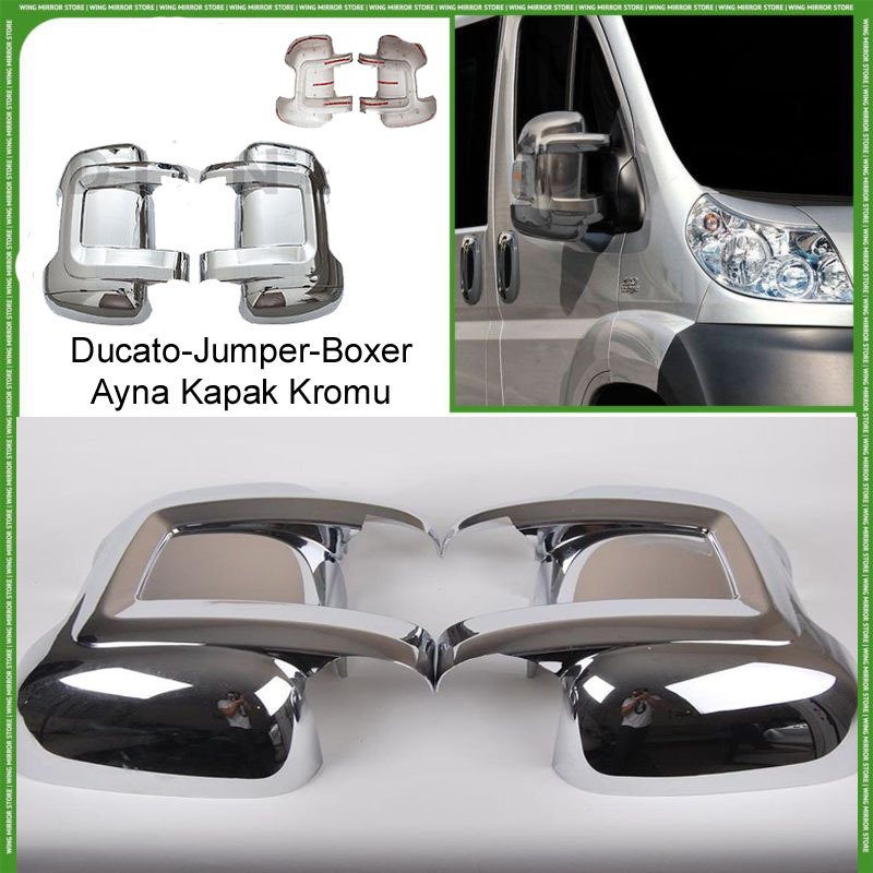 Peugeot  Boxer Ayna Kapağı Kromu Nikelajı 2007 Sonrası