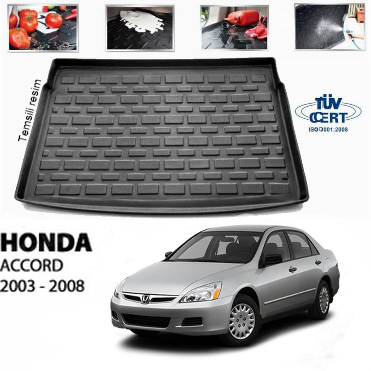 Honda Accord Bagaj Havuzu Paspası 2003-2008
