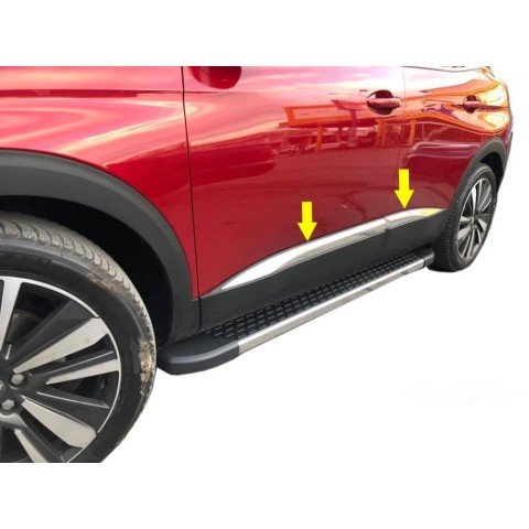 Peugeot 3008 Yan Kapı Çıtası Kromu Nikelajı 2016 Sonrası