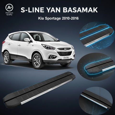 Kia Sportage S-Line Premium Krom Yan Basamak  2010-2016