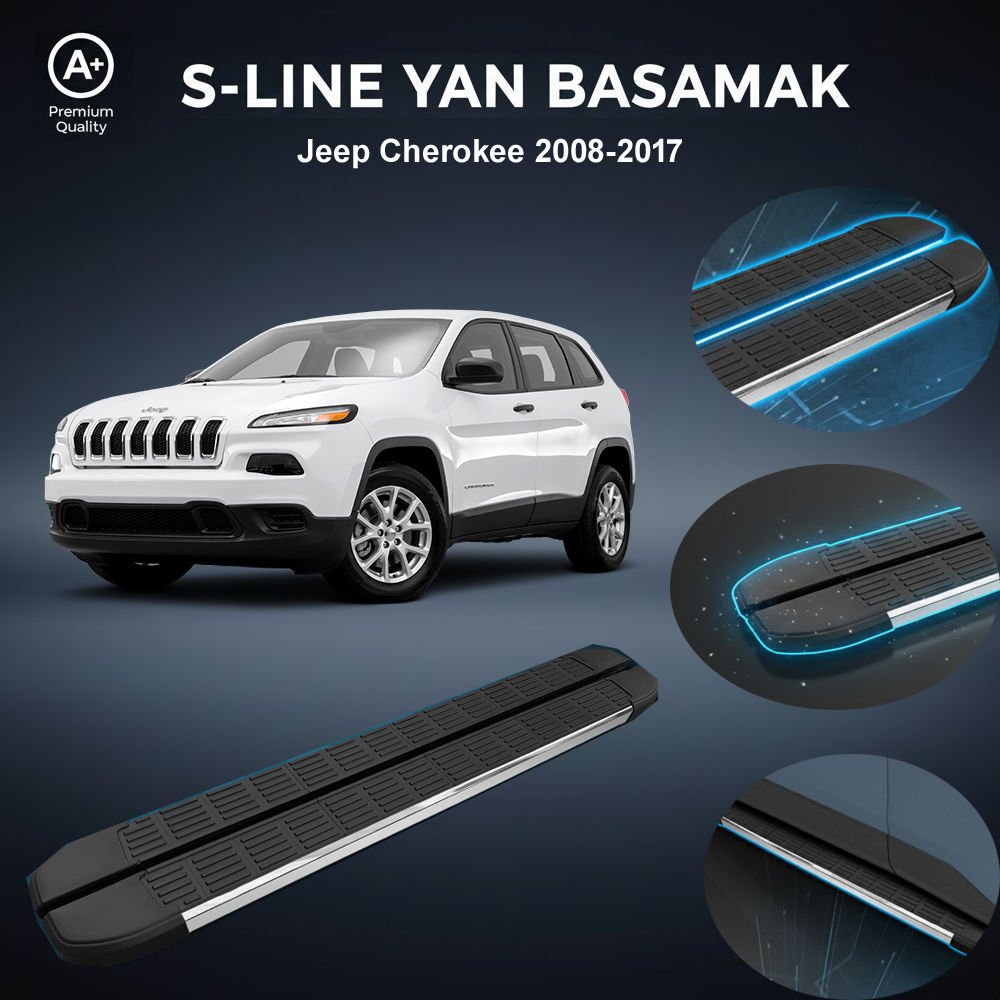 Jeep Cherokee S-Line Premium Krom Yan Basamak  2008-2017