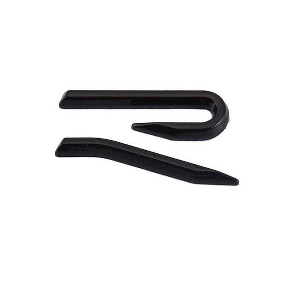 Yeni Golf 8 R Yazısı Bagaj Logo Arması Sticker Amblem Siyah