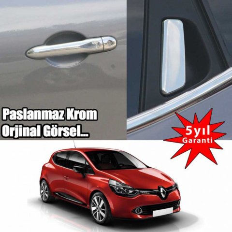 Renault Clio 4 Kapı Kolu Kromu Nikelajı