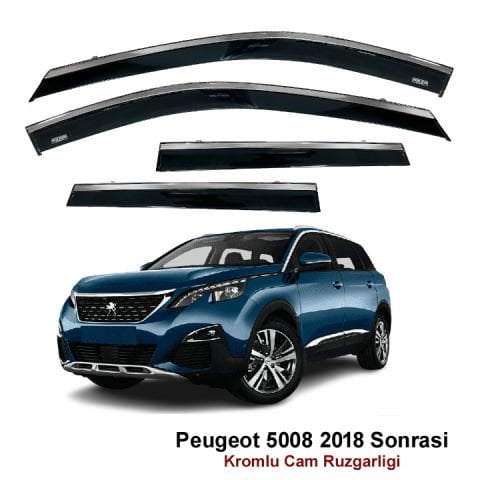 Peugeot 5008 Kromlu Cam Rüzgarlığı Niken 2018 Sonrası