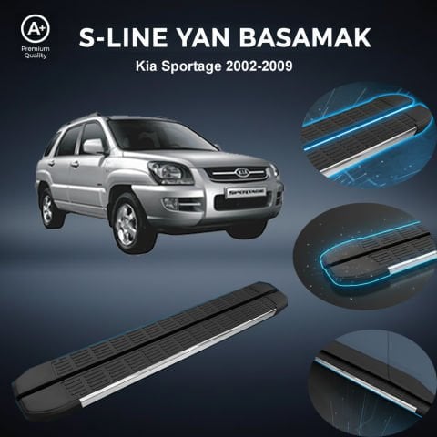 Kia Sportage S-Line Premium Krom Yan Basamak  2002-2009