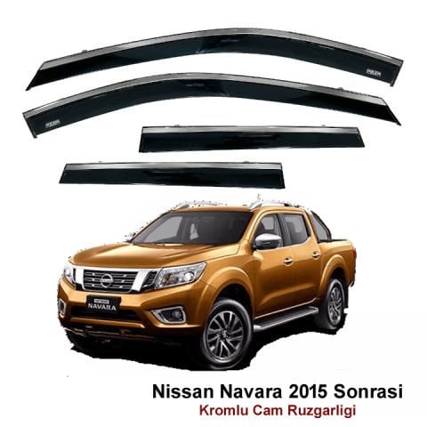 Nissan Navara Kromlu Cam Rüzgarlığı Niken 2015 Sonrası