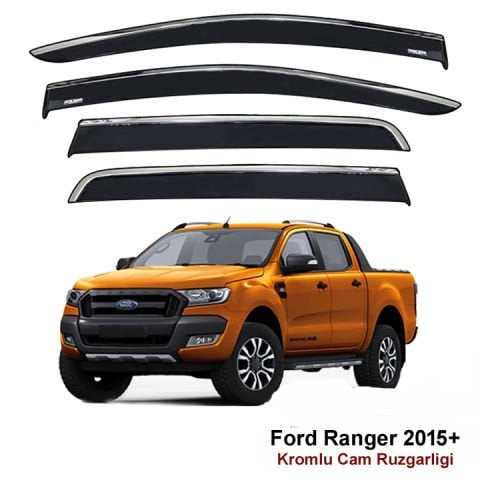 Ford Ranger Kromlu Cam Rüzgarlığı Niken 2015 Sonrası