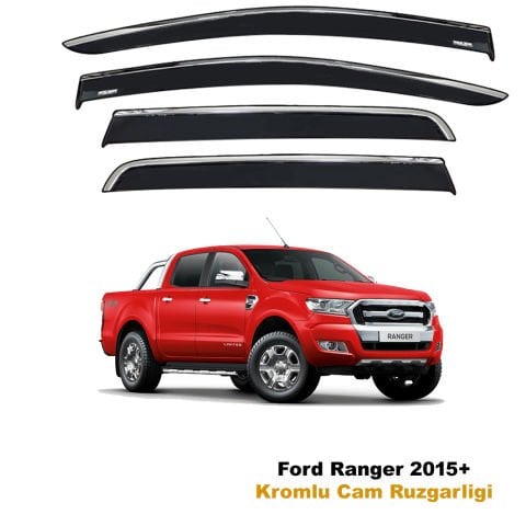Ford Ranger Kromlu Cam Rüzgarlığı Niken 2015 Sonrası