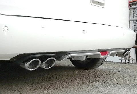 Volkswagen Caddy Difüzör Arka Tampon Eki 4 Egzoz Çıkışlı