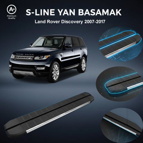Land Rover Discovery  S-Line Premium Krom Yan Basamak  2007-2017