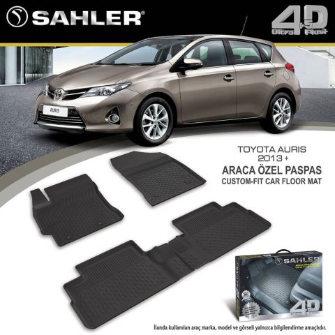 Toyota Auris Havuzlu Paspas 4,5D Sahler 2013 Sonrası