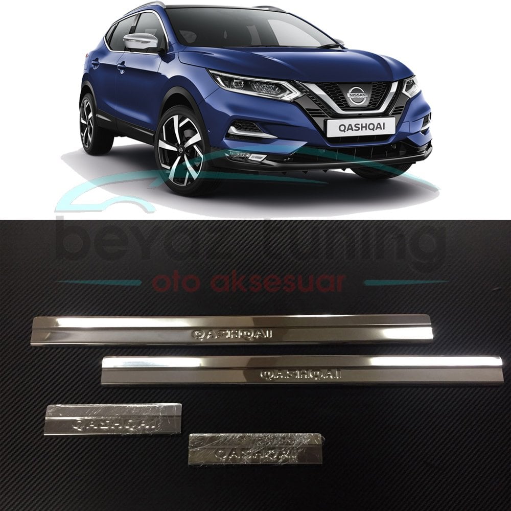 Nissan Qashqai Kapı Eşiği Kromu Nikelajı 2014 Sonrası