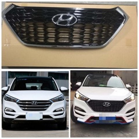 Hyundai Tucson Ön Panjur Izgara Siyah Piano Black 2019-2020