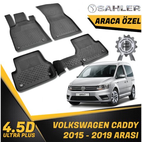 volkswagen Caddy Havuzlu Paspas 4,5D Sahler 2015-2019 Arası