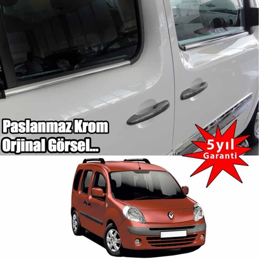 Renault Kangoo Cam Çitası Kromu Nikelajı 2008 Sonrası