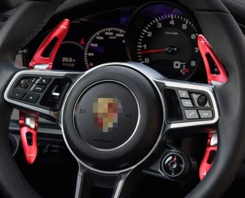 Porsche Macan F1 Vites Kulakçık Paddle Shift 2014 Sonrası Kırmızı